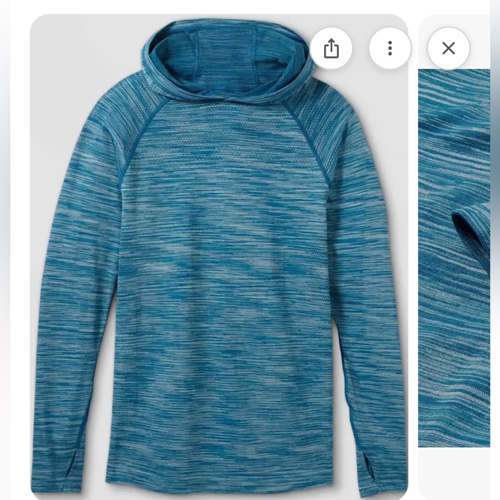 All in Motion Boy’s Teal Seamless Hoodie